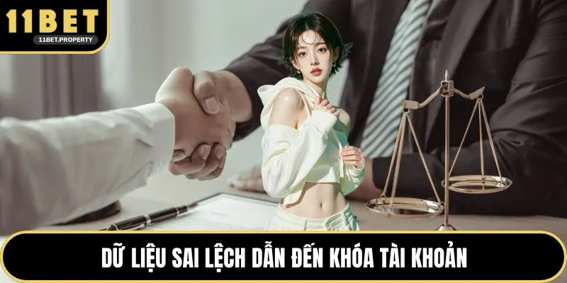 Dữ liệu sai lệch dẫn đến khóa tài khoản